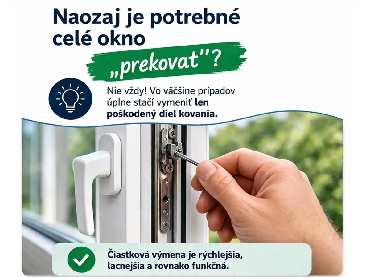 Výmena kovania